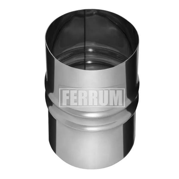 Ferrum Адаптер ПП одностенный 0.5 мм Ø100 мм (AISI 430  0.5 мм)