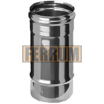 Ferrum Труба одностенная 0.25 м Ø100 мм (AISI 430  0.5 мм)