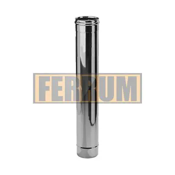 Ferrum Труба одностенная 1.0 м Ø115*200 мм (AISI 430  1.0 мм)